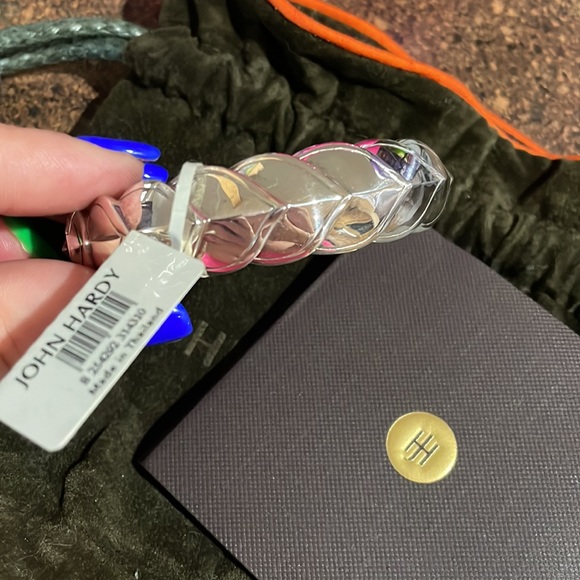 John Hardy sterling naga cuff bracelet size medium 17mm - Picture 6 of 9